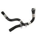Heater Hose Assembly For Chevy Traverse 2009 2017 Rubber Black Molded With Clamps Part Number Alx-pau-ac-20765678-cla2 