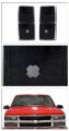 Tlaps 7422449862880 For 1994-2000 Chevy C10 C K Pickup Truck Silverado Suburban Tahoe Black Housing Signal Corner Lights 