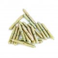 Dowel Screws 20pcs 0 2x1 57 Double Ended Screw Woodworking Furniture Connectors For Making Joints