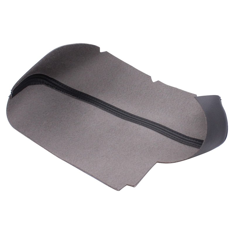 Black Synthetic Leather Front Left And Right Door Panels Armrest Cover