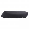 Black Synthetic Leather Front Left And Right Door Panels Armrest Cover