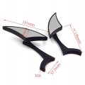 Smt- Black Spear Blade Mini Mirrors For Suzuki Savage Intruder Volusia Boulevard B00rw3pu12