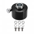 X Autohaux Aluminum Alloy Steering Wheel Quick Release Disconnect 3 Holes Hub 0 27 Bore Black