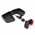 Camoo Fora Jeep Renegade Phone Gps Holder 360 Degree Rotation With Storage Box Adjustable Fitsa 2015-2021 