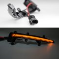 2pcs Smoked Lens Amber Sequential Blink Fulla Led Dynamic Side Mirror Blinker Indicator Turn Signal Light For 2007a 2015 Audi