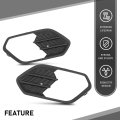 Fog Light Cover Bezel Grille Bumper Insert Set For Ford Escape Kuga 2017-2019 Gj5z17k946ab Gj5z17k946aa Fo1038164 Fo1039164