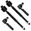 4pcs Front Suspension Kit Inner And Outer Tie Rod Ends For Toyota 4runner 2003 2009 Fj Cruiser 2007 Lexus Gx470 