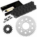 Caltric Black Drive Chain And Sprocket Kit Compatible With Honda Cb900f Super Sport 1981 1982