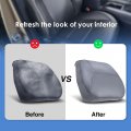 A-premium Driver Bottom Synthetic Leather Seat Cover Medium Flint Gray Compatible With Ford F-150 F150 2004 2005 2006 2007 2008