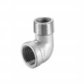 Uxcell Stainless Steel 201 Cast Pipe Fittings 90 Degree Elbow 3 4 Bspt Female X Male Thread