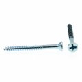 Prime-line Wood Screw Flat Head Phillips 6 X 1-1 2 In Zinc Plated Steel Pack Of 100