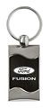 Ford Fusion Rectangular Black Car Key Chain Ring Fob 