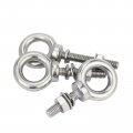 M3 M4 M5 M6 M8 Ring Eye Bolt With Nut Washer Set 304 Stainless Steel Extended Bolts Marine Lifting Screws Size M6x70mm 2sets 