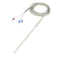 Pt100 Type 400 Degree Celsius Spring Load Thermocouple Sensor 3 Meter 