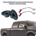 2pcs Front Dash Tweeters Speaker Wiring Harness Adapter Plug Connector For Jeep Gladiator 2019 2022 Commander Dodge And