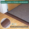 Uxcell Floor Edging Trim Strip Self Adhesive Carpet Door Transition Sealing Strips For Laminate Doorway Edge Height Less Than