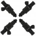 Ocpty 8 Holes 4pcs Replacement Fuel Injectors Compatible For 1999-2000 Mercedes-benz 30 2 3l 1998-2000 Slk230 2 Fj915