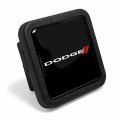 Ipick Image For Dodge Black Rubber Heavy-duty 2 Trailer Tow Hitch Receiver Cover Class 3 And 4