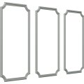 Ekena Millwork Pmlkse24x48c 24 W X 48 H Seville Moulding Kit Triple Panel Primed White 