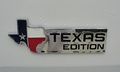 Muzzys Set Of 2 Xl Texas Edition Emblems Badges For Ford 150 250 350 Tailgate Universal Stick On Dodge Ram Toyota Tundra Tacoma