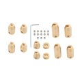 Universal Motorcycle Reusable Brass Wheel Spoke Balance Weights Refill 12 Pack 