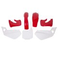 Hecasa Restyle Plastic Kit Complete Set For 1997-1999 Honda Cr250 Cr250r Red White 