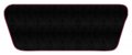 Hot Pink Edge Small Cargo Trunk Carpet Mat For Mercedes Benz 300sl 1990 1991 1992 1993 Black Custom Fit Vehicle Specific Floor 