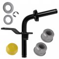 Caltric Left Steering Spindle Bushing Kit Compatible With John Deere X105 X110 X115r X120 X125 X130r