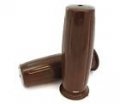 Gt Style Barrel Grips Cafe Brown 7 8 Bars Racer Bobber Tracker Chopper 