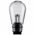 Satco 4-pin S14 1w Led Replacement String Lamp Rgbw Starfish Iot 2-card Clear 