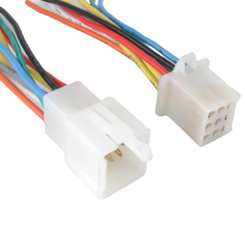9-pin Auto And Motorcycle Accessories Connector With Cable Male Female Plugs Awg Wire Terminal Connectors Plug Electrical Pack