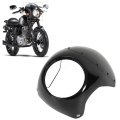 Keenso Motorcycle Headlight Fairing Cover Glossy Black Windshield Front For Daily Commute Road Trips And Racing