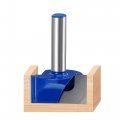 Uxcell 30mm Dia 8mm Shank Bottom Cleaning Router Bit 2 Flutes Carbide Tipped Cutter Uncoated For Woodworking