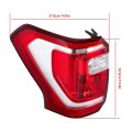 Tail Lamp Light Replacement For Expedition 2018-2021 Red Lens Driver Side Halogen Brake Outer Fo2800271 Jl1z13405g