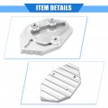 Vekauto Motorcycle Stand Kit Compatible For Kawasaki Zzr1400 Gtr1400 Durable Aluminum Alloy Silver Tone Bike Support Holder