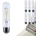 Satco 8w T10 Led Light Bulb 5000k Natural 800 Lumens Clear 300 Degree Beam E26 Medium Base 92 Cri Dimmable Wet Rated Ip65 
