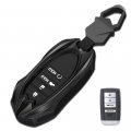 Jannechou Zinc Alloy Key Fob Case Cover Compatible For Acura Mdx Cdx Nsx Rdx Rlx Tlx Tlx-l Ilx Gray
