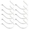 Zreneyfex 6-2 7 Inch U-tube Strap Clamp 10pcs 160mm 2 Hole U-shaped Bracket 304 Stainless Steel U-bolt For Hose Pipe 