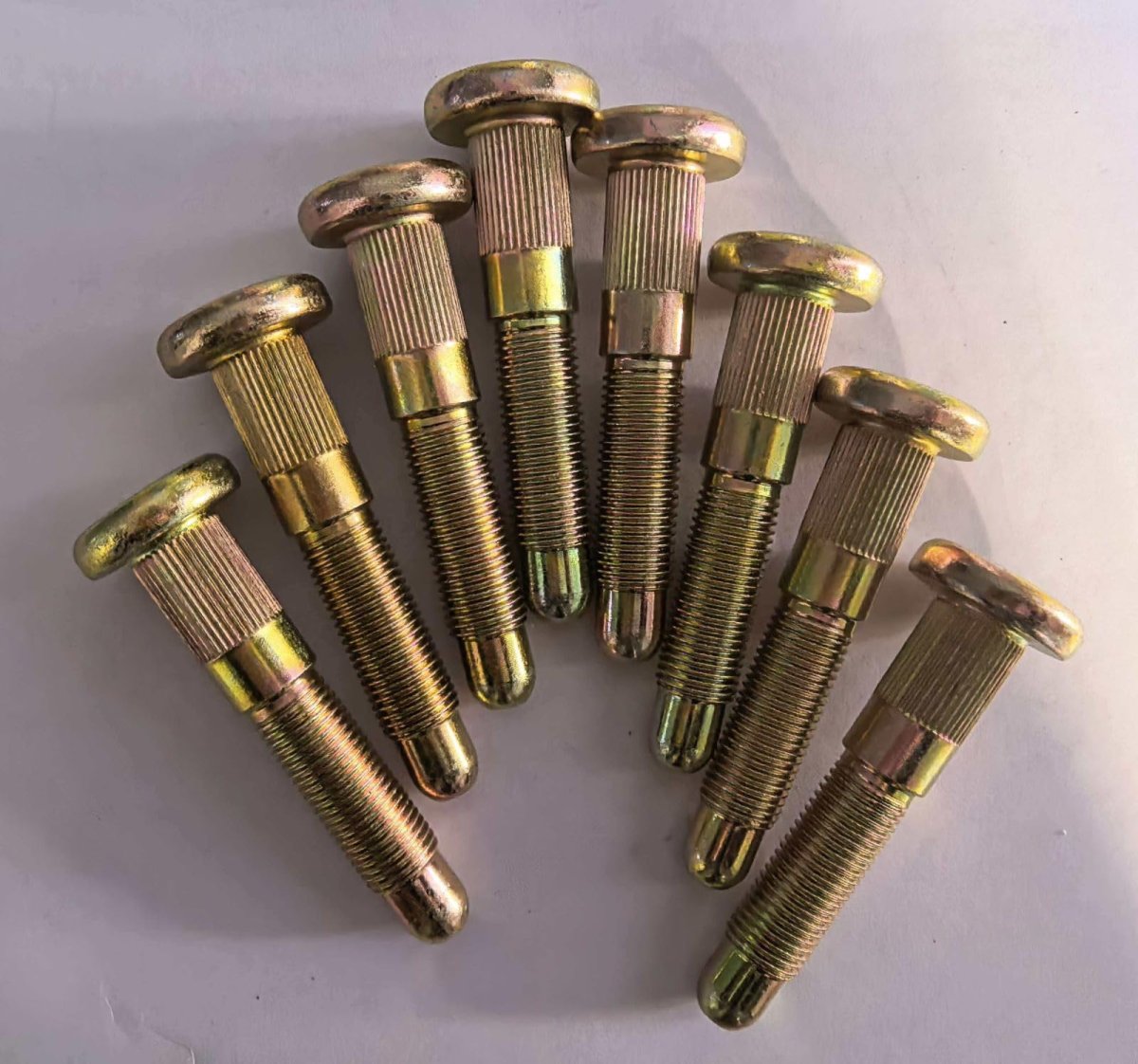 Wantone Racing 8pcs M14 1 50 Serrated Rear Wheel Stud 610-676 15 8mm Knurl 80mm Uhl Length Replacement For 2020-2025 Chevrolet