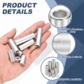 10pcs Aluminum Spacer 1 2 Od X 5 16 Id 11 Length Screw Standoff Bushing Plain Finish Unthreaded Round Metal For Screws Bolts