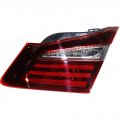 Passenger Side Inner Led Tail Light For 2016 2017 Honda Accord Sedan Fits Ho2803109 And 34150-t2a-a21 Smoke Lens Assembly 
