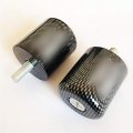 Xkh- Motorcycle Hand Bar Ends Compatible With Suzuki Gsxr 600 750 1000 Katana Sv650s Tl1000s Bandit Carbon B00y44j9s2