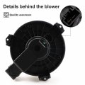 Hvac Blower Motor Assembly 700289 Td11-61-b10 75817 Heater With Fan Cage For 2007-2015 Mazda Cx-9