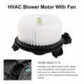 Hvac Blower Motor Assembly 700289 Td11-61-b10 75817 Heater With Fan Cage For 2007-2015 Mazda Cx-9