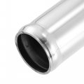 X Autohaux Od 38mm 1 5 Length 20 500mm Aluminum Alloy Tube Intercooler Pipe Straight Air Intake Silver Tone For Car