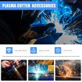 Plasma Cutter Tips 24x Ag-60 Accessories Electrode Cutting Nozzle Porcelain Accessory Set Replacement Consumables