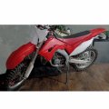 Ecotric Plastic Kit Bodywork Compatible With 2002-2007 Honda Cr125r Cr250r Fairing Set Red White