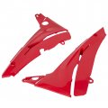 Ecotric Plastic Kit Bodywork Compatible With 2002-2007 Honda Cr125r Cr250r Fairing Set Red White
