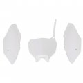 Ecotric Plastic Kit Bodywork Compatible With 2002-2007 Honda Cr125r Cr250r Fairing Set Red White
