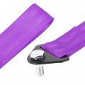 X Autohaux 2pcs Purple Universal Car Tow Towing Hook Bumper Trailer Belt Strap